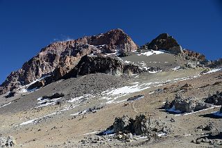 21 Aconcagua North Face Late Afternoon From Aconcagua Camp 3 Colera